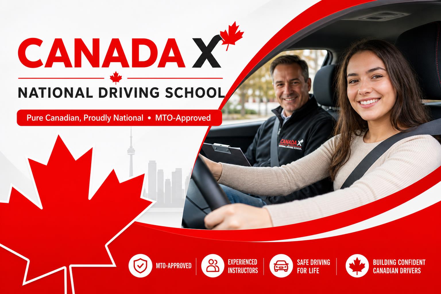 Canada X National Driving School — MTO-Approved Ontario Driving Lessons